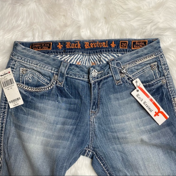 Rock Revival Sasha boot/flare Jeans size 29 - Picture 2 of 5